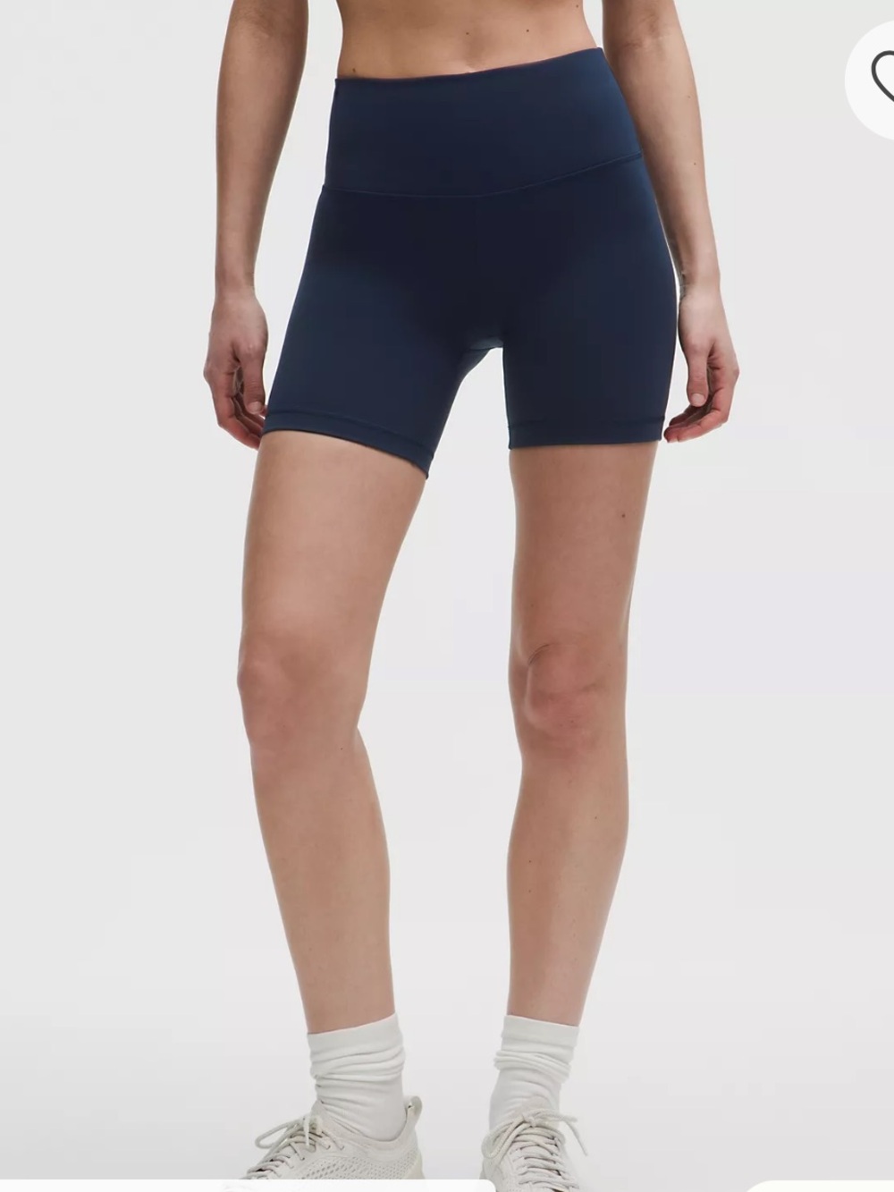 Wunder Train High-Rise Short 6" - Navy